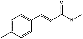 N,N-二甲基-3-(4-甲基苯基)-2-丙烯酰胺 结构式