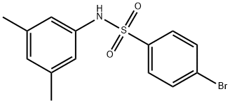4-bromo-N-(3,5-dimethylphenyl)benzenesulfonamide 结构式