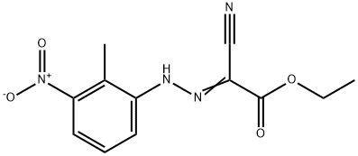 ethyl cyano[(2-methyl-3-nitrophenyl)hydrazono]acetate 结构式