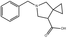 5-苄基-5-氮杂-螺[2,4]庚烷-7-甲酸 结构式