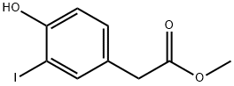 3-碘-4-羟基苯乙酸甲酯 结构式