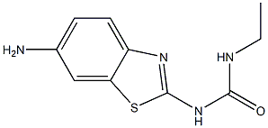 1-(6-aminobenzo[d]thiazol-2-yl)-3-ethylurea 结构式