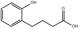 4-(2-羟基苯基)丁酸 结构式