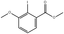 2-碘-3-甲氧基苯甲酸甲酯 结构式