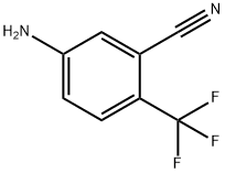 5-氨基-2-(三氟甲基)苯腈 结构式