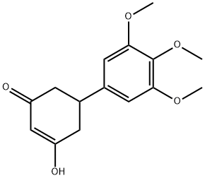 3-hydroxy-5-(3,4,5-trimethoxyphenyl)cyclohex-2-en-1-one 结构式