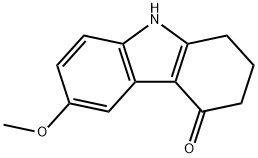 6-甲氧基-1,2,3,9-四氢咔唑-4-酮 结构式