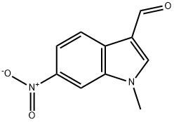 1-methyl-6-nitro-1H-indole-3-carbaldehyde 结构式