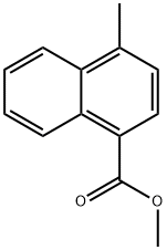 methyl 4-methyl-1-naphthoate 结构式