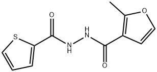 2-methyl-N'-(2-thienylcarbonyl)-3-furohydrazide 结构式