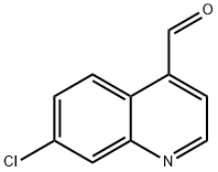 7-氯喹啉-4-甲醛 结构式