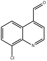 8-氯喹啉-4-甲醛 结构式