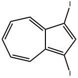 1,3-二碘甘菊蓝 结构式