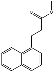 3-(萘-1-基)丙酸甲酯 结构式