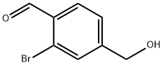 2-BROMO-4-(HYDROXYMETHYL)BENZALDEHYDE 结构式