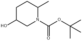 N-BOC-5-羟基-2-甲基哌啶 结构式