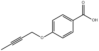 4-(but-2-ynyloxy)benzoic acid 结构式