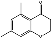 5,7-二甲基-3,4-二氢-2H-1-苯并吡喃-4-酮 结构式