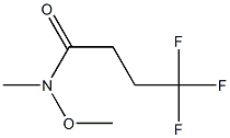 4,4,4-三氟-N-甲氧基-N-甲基丁酰胺 结构式