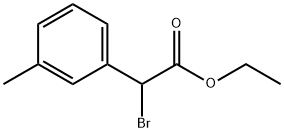 2-溴-3-甲基苯乙酸乙酯 结构式