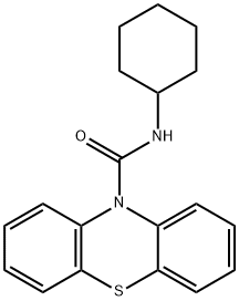 N-cyclohexyl-10H-phenothiazine-10-carboxamide 结构式