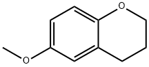 6-甲氧基-3,4-二氢-2H-1-苯并吡喃 结构式