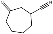 3-氧代环丁烷-1-腈 结构式