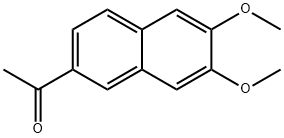 1-(6,7-二甲氧基萘-2-基)乙-1-酮 结构式