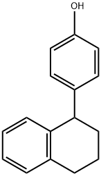 4-(1,2,3,4-四氢萘-1-基)苯酚 结构式