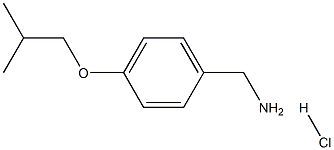 4-(异丁氧基)苯甲胺盐酸盐 结构式