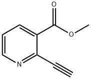 2-乙炔基异烟酸甲酯 结构式