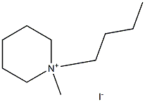 N-丁基-N-甲基哌啶碘 结构式