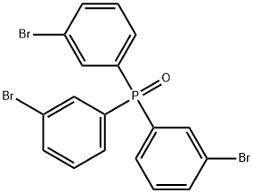 三(3-溴苯基)氧化磷 结构式