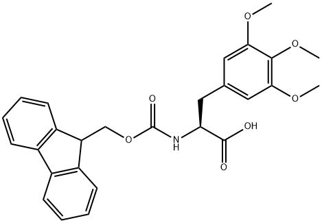 Fmoc-3,4,5-trimethoxyl-L-phenylalanine 结构式