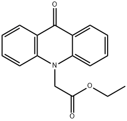 ethyl 2-(9-oxoacridin-10(9H)-yl)acetate 结构式