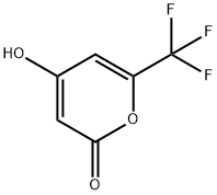 4-羟基-6-(三氟甲基)-2H-吡喃-2-酮 结构式