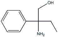 2-氨基-2-苯基丁烷-1-醇 结构式