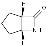 (1S,5R)-6-氮杂双环[3.2.0]庚烷-7-酮 结构式