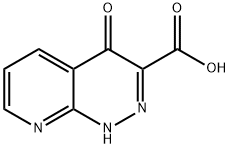 4-氧亚基-1,4-二氢吡啶并[2,3-C]哒嗪-3-羧酸 结构式