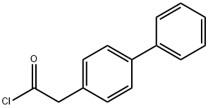 2-(biphenyl-4-yl)acetyl chloride 结构式