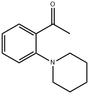 2-(1-哌啶基)苯乙酮 结构式