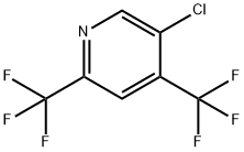5-Chloro-2,4-bis(trifluoromethyl)pyridine 结构式