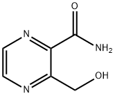 3-(羟甲基)吡嗪-2-甲酰胺 结构式