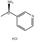 (R)-1-(pyridin-3-yl)ethanamine dihydrochloride 结构式