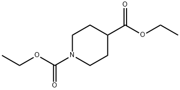 1,4-Piperidinedicarboxylic acid 1,4-diethyl ester 结构式