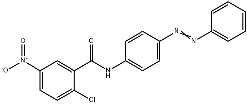 (E)-2-chloro-5-nitro-N-(4-(phenyldiazenyl)phenyl)benzamide 结构式