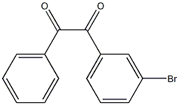 1-(3-溴苯基)-2-苯基乙烷-1,2-二酮 结构式