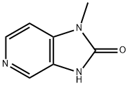 1-甲基-1H,2H,3H-咪唑并[4,5-C]吡啶-2-酮 结构式