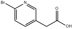 2-(6-溴吡啶-3-基)乙酸 结构式