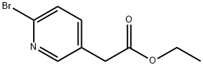 2-(6-溴吡啶-3-基)乙酸乙酯 结构式